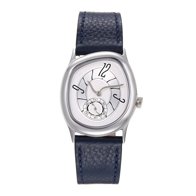 Leather Watch Band Men - Nieuw ontworpen, uniek gedraaid origineel horloge