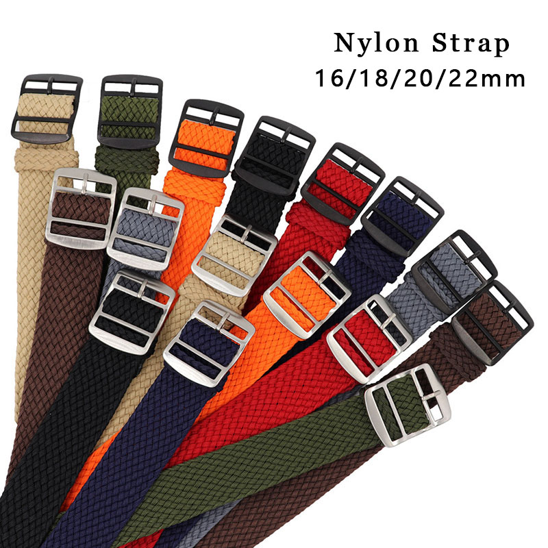Perlon Strap Woven - Nylon Band Geweven Horlogeband Hoge Kwaliteiten