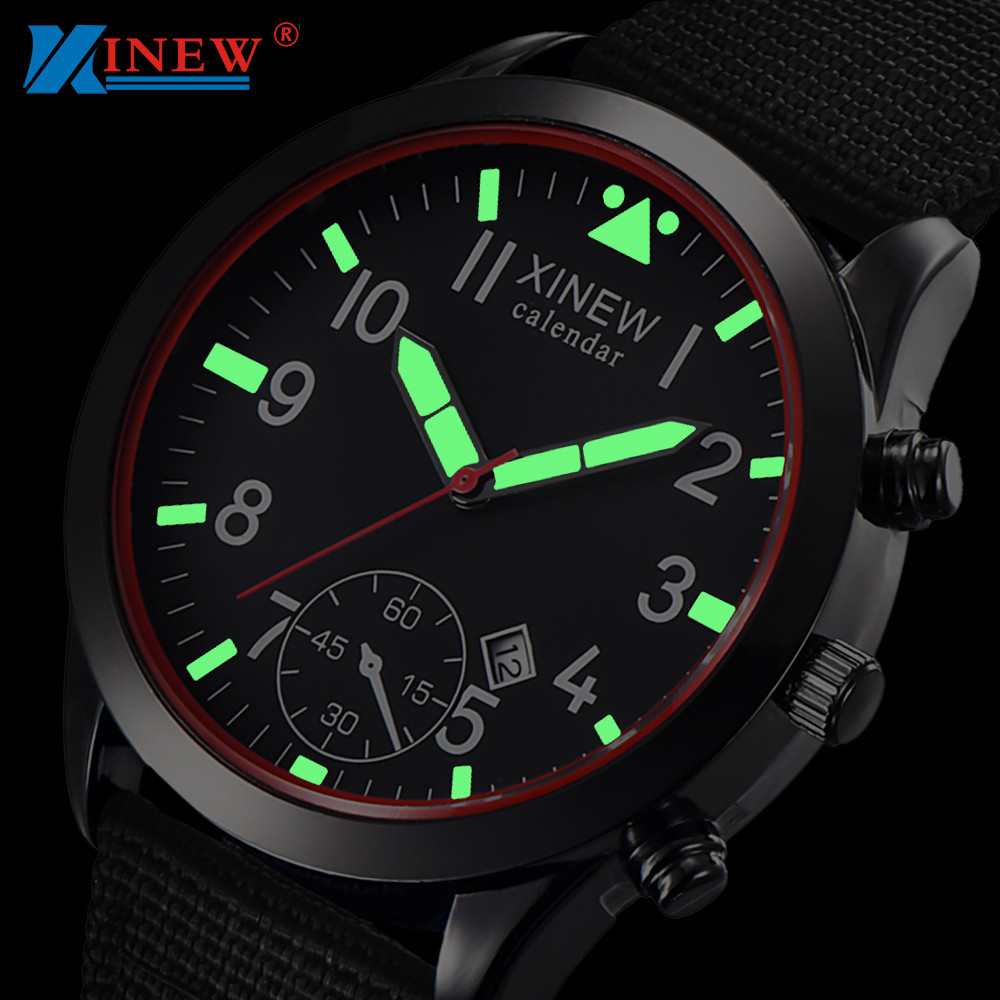 Canvas Strap Watch - 2020 Xinew Horloges Mannen Fashion Glow