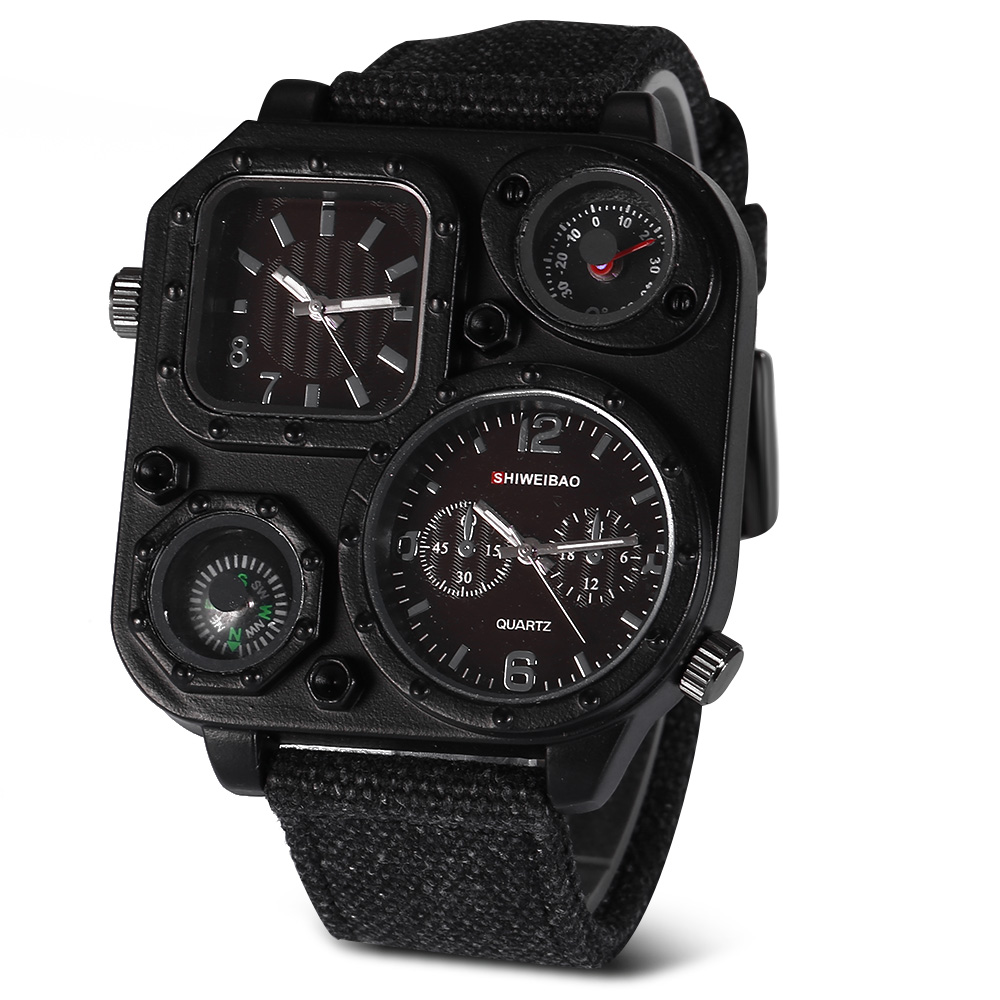 Canvas Strap Watch - Quartz Heren Horloges Topmerk Luxe Canvas