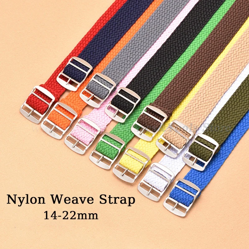 Perlon Strap Woven - Nylon Weave Horlogeband voor Perlon Horlogeband