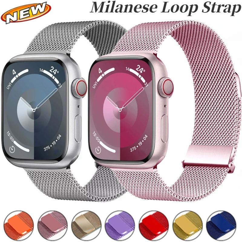 Milanese Loop Magnetic - Upgrade Milanese lusband voor Apple Watch