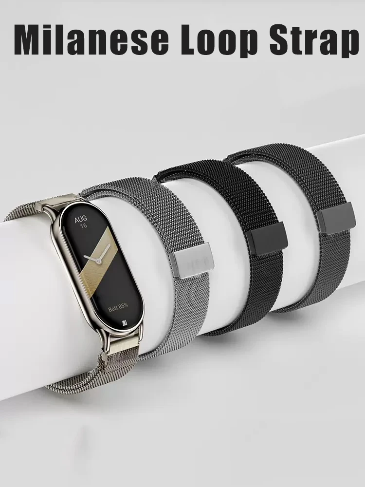 Milanese Loop Magnetic - Magnetische lus voor Xiaomi smart Band