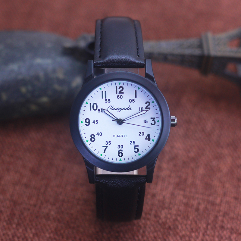 Leather Watch Band Men - Chaoyada Fashion Mannen Jongens Lederen Band