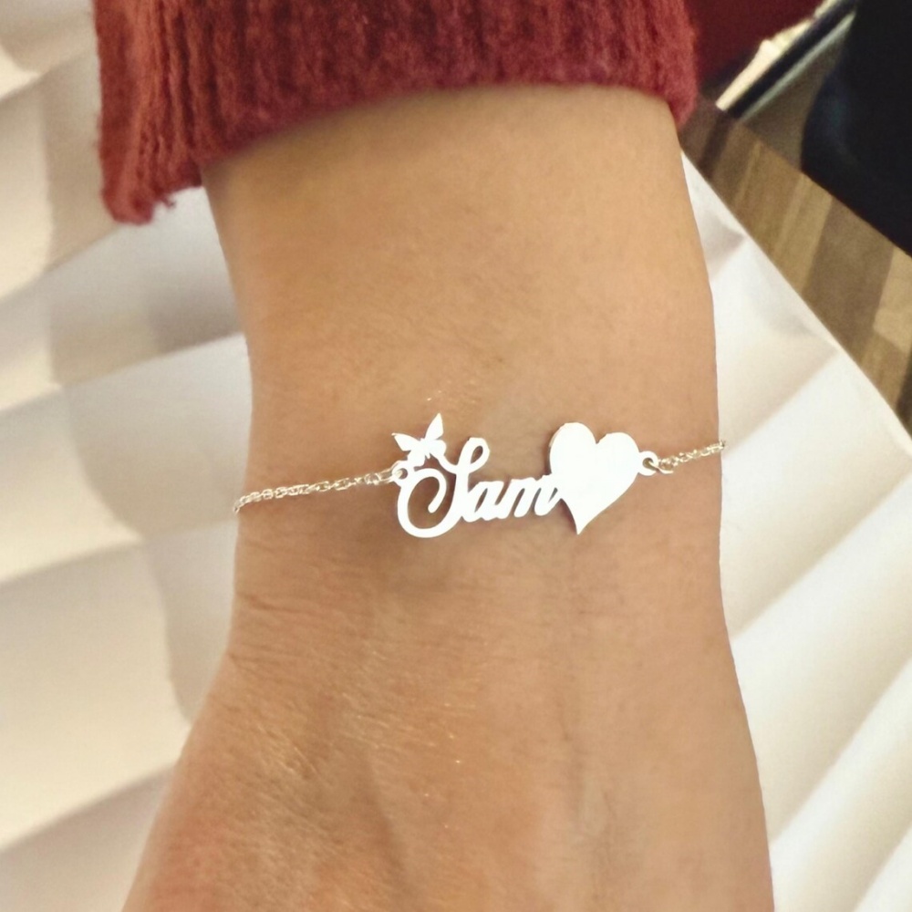 Butterfly Clasp Deployant - Aangepaste vlindernaamarmbanden voor vrouwen kinderen sieraden