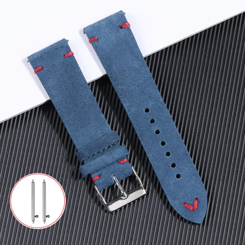 Suede Strap Watch - 18mm 20mm 22mm hoge kwaliteit suède