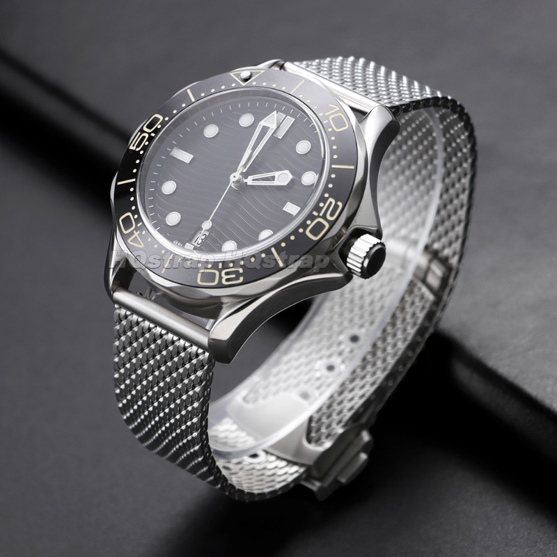 20mm roestvrijstalen mesh horl - Omega Watch Seamaster recensie en prijs