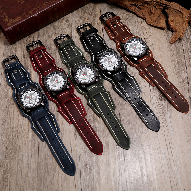 Nieuwe Retro Heren Horloges Le - Leather Watch Band Men recensie en prijs