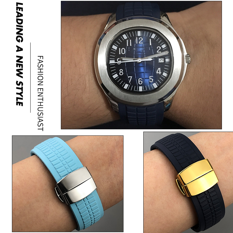 22mm metalen pinnen, gebogen u - Patek Philippe Watch Aquanaut recensie en prijs