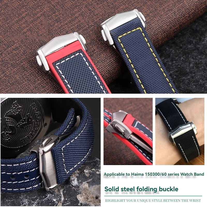 Horlogegesp voor Omega Seamast - Canvas Strap Watch recensie en prijs