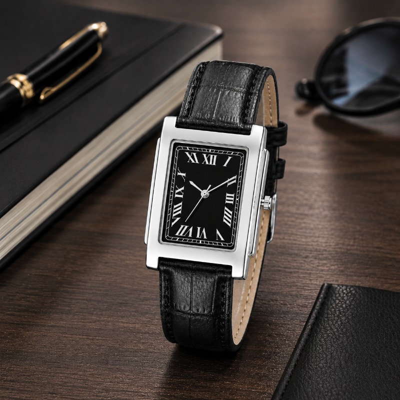 Zakelijk herenhorloge, analoog - Leather Watch Band Men recensie en prijs