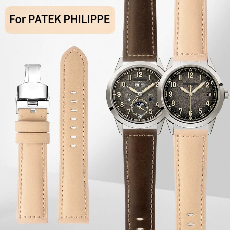 Verlengde horlogeband echt lee - Patek Philippe Watch Calatrava recensie en prijs