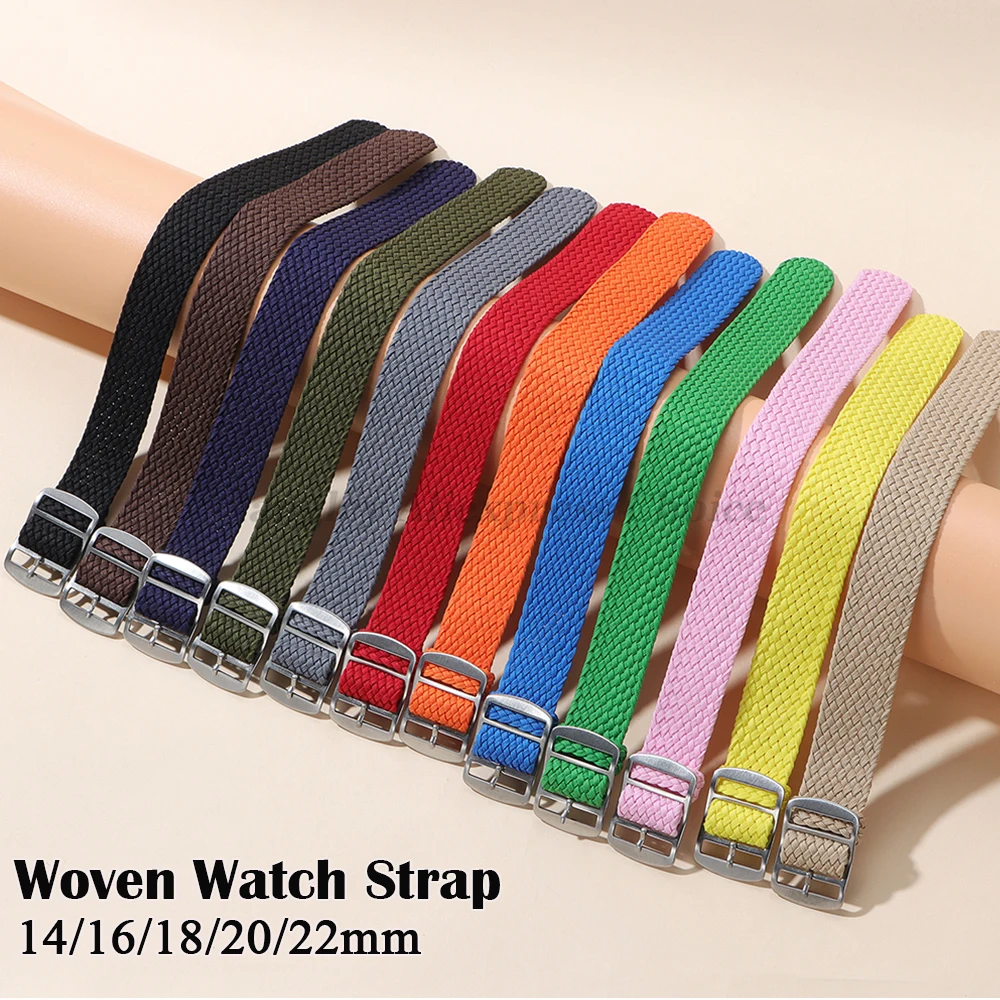 14mm 16mm 18mm 20mm 22mm Stof  - Perlon Strap Woven recensie en prijs