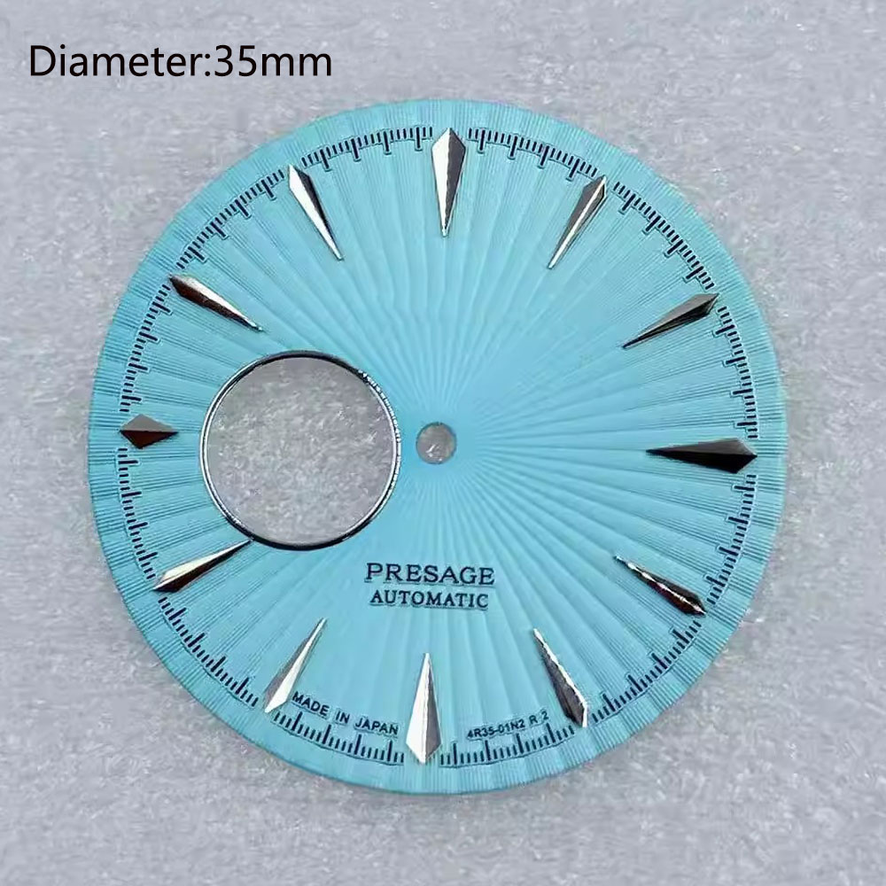 NH38 35mm s logo wijzerplaat p - Seiko Watch Presage recensie en prijs
