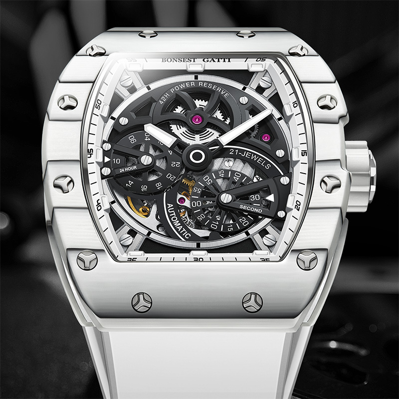 BONEST GATTI Mechanisch herenh - Rubber Strap Diver recensie en prijs