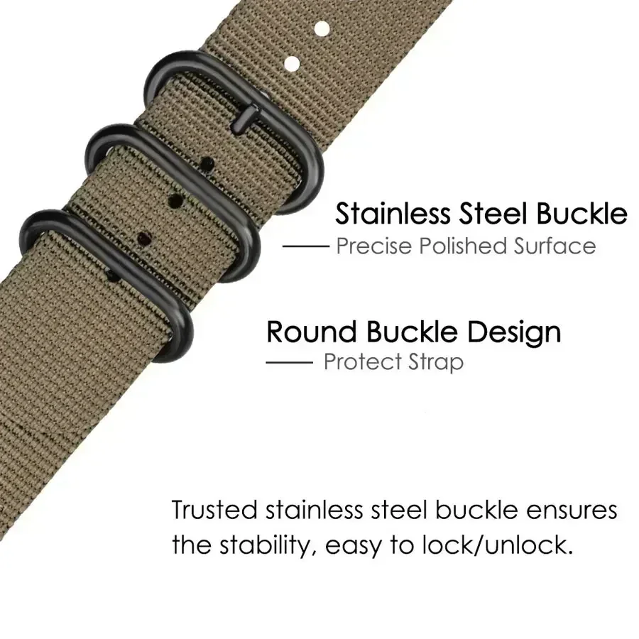 Canvas Nylon Band Voor Garmin  - Canvas Strap Watch recensie en prijs