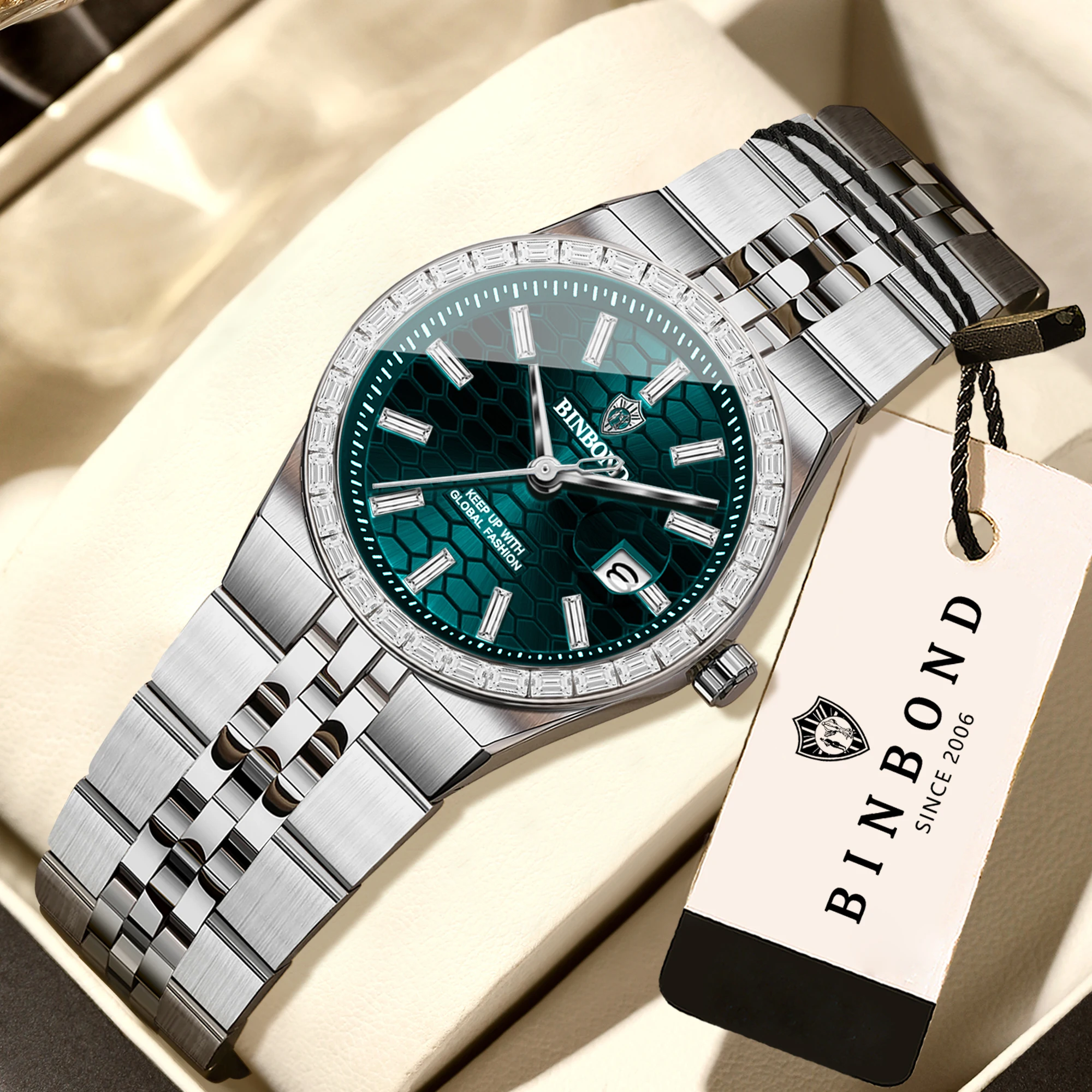 BINBOND Nieuw 7272 Hoge Kwalit - Stainless Bracelet Diver recensie en prijs