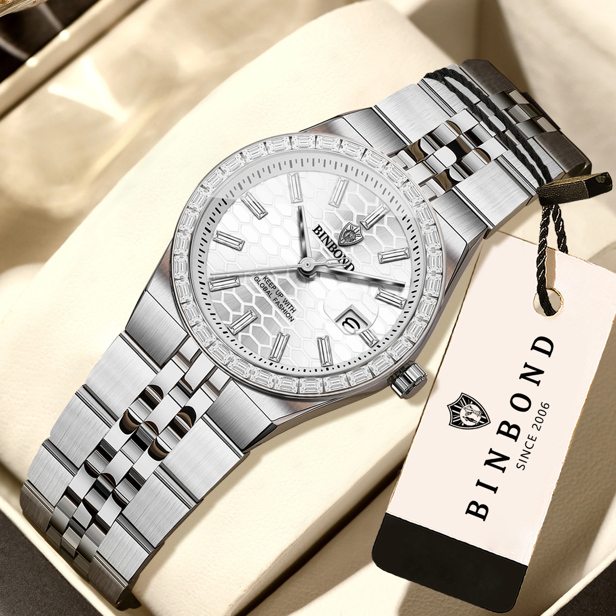BINBOND Nieuw 7272 Hoge Kwalit - Stainless Bracelet Diver recensie en prijs