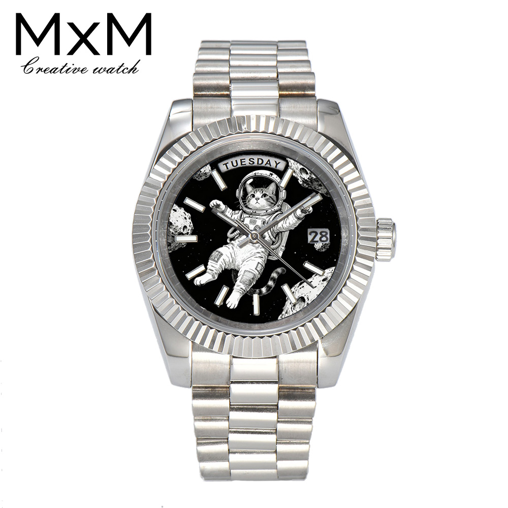 Creatief herenhorloge 40 mm /  - Stainless Bracelet Diver recensie en prijs
