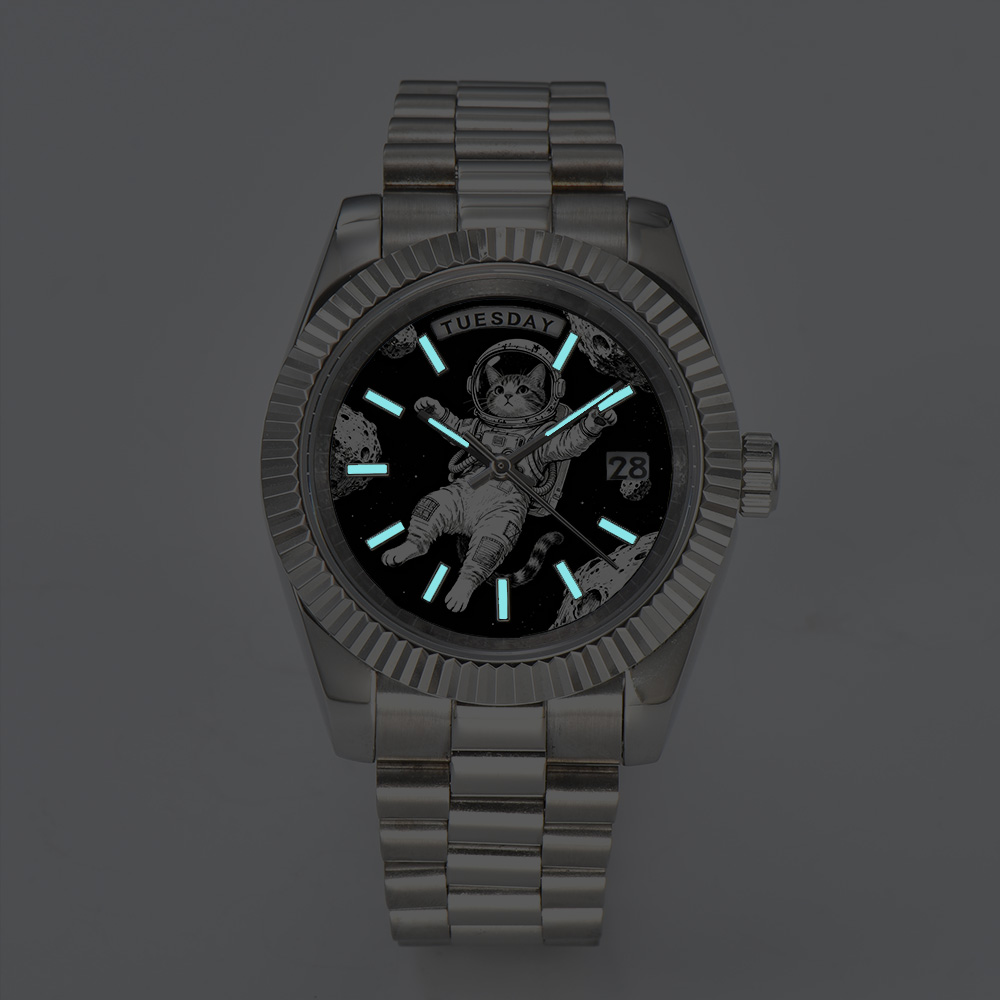 Creatief herenhorloge 40 mm /  - Stainless Bracelet Diver recensie en prijs