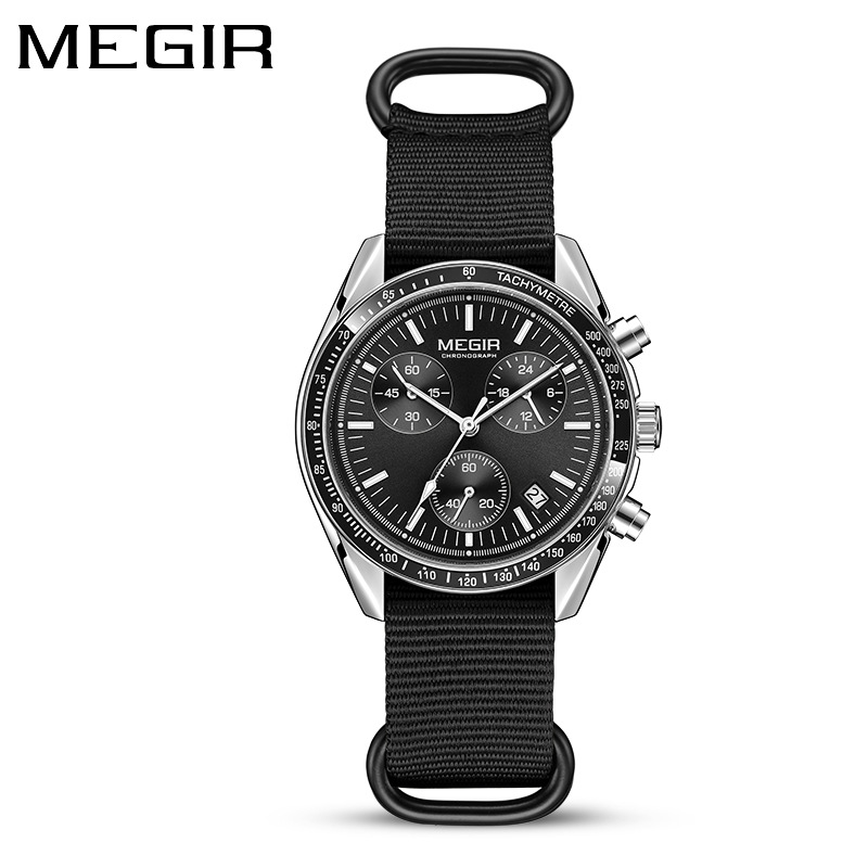 MEGIR 2247 Nieuw Luxe Herenhor - Canvas Strap Watch recensie en prijs