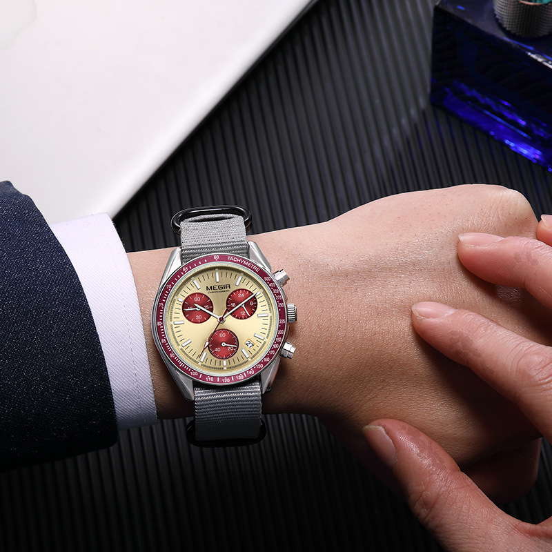 MEGIR 2247 Nieuw Luxe Herenhor - Canvas Strap Watch recensie en prijs