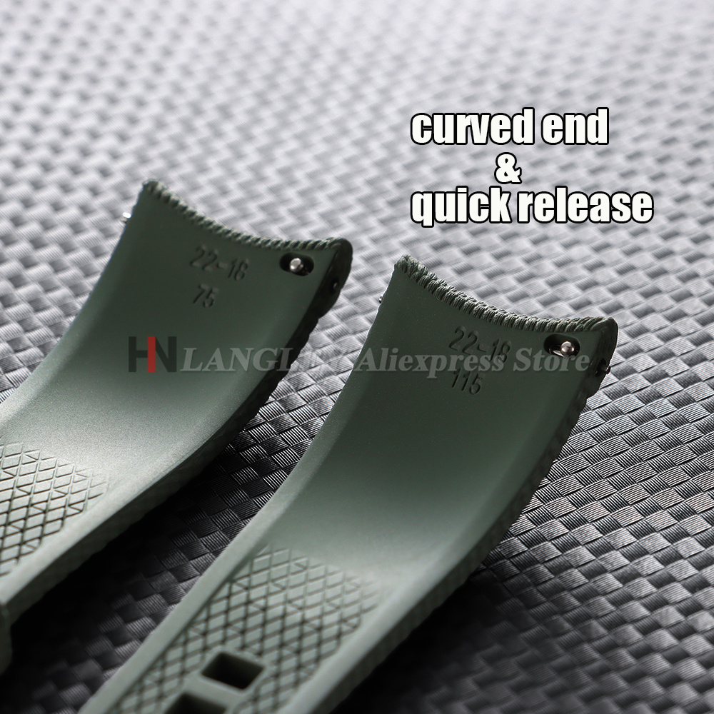 Fluoro Rubber Band voor Omega  - Omega Watch Seamaster recensie en prijs