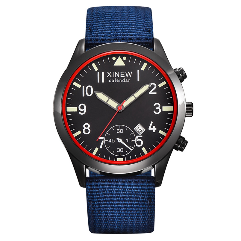 2020 Xinew Horloges Mannen Fas - Canvas Strap Watch recensie en prijs