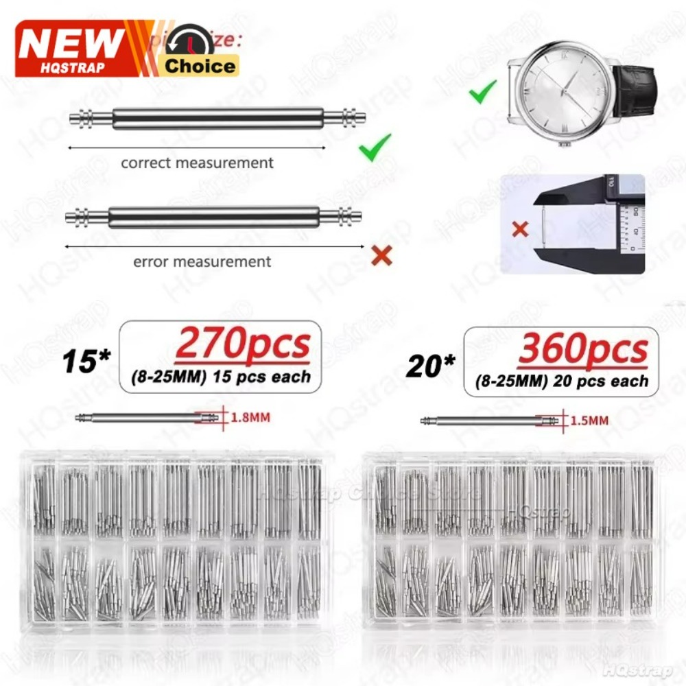 1/2set Roestvrij Stalen Lente  - Spring Bar Tool Set recensie en prijs