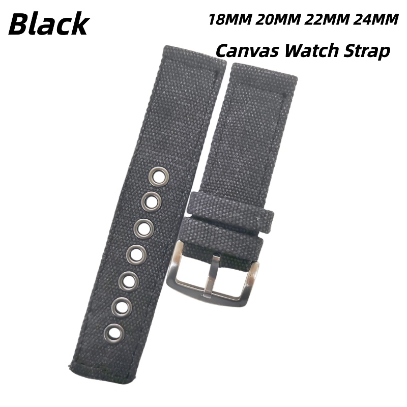 TONY-Wholesale 50 stuks/lot Zw - Canvas Strap Watch recensie en prijs