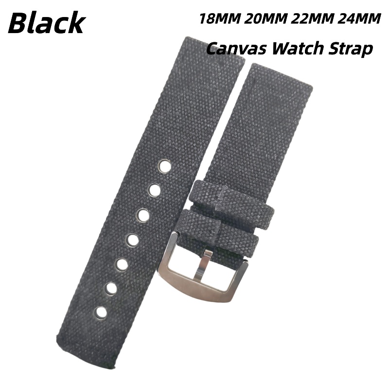TONY-Wholesale 50 stuks/lot Zw - Canvas Strap Watch recensie en prijs