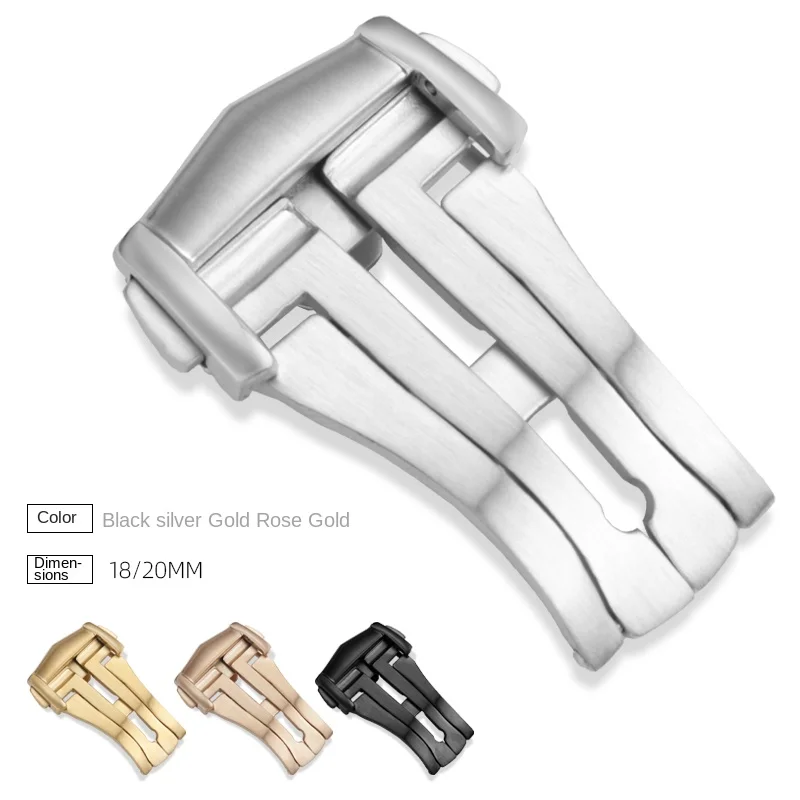 Roestvrij stalen horlogegesp v - Butterfly Clasp Deployant recensie en prijs