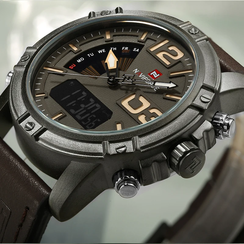 NAVIFORCE Topmerk herenhorloge - Leather Watch Band Men recensie en prijs