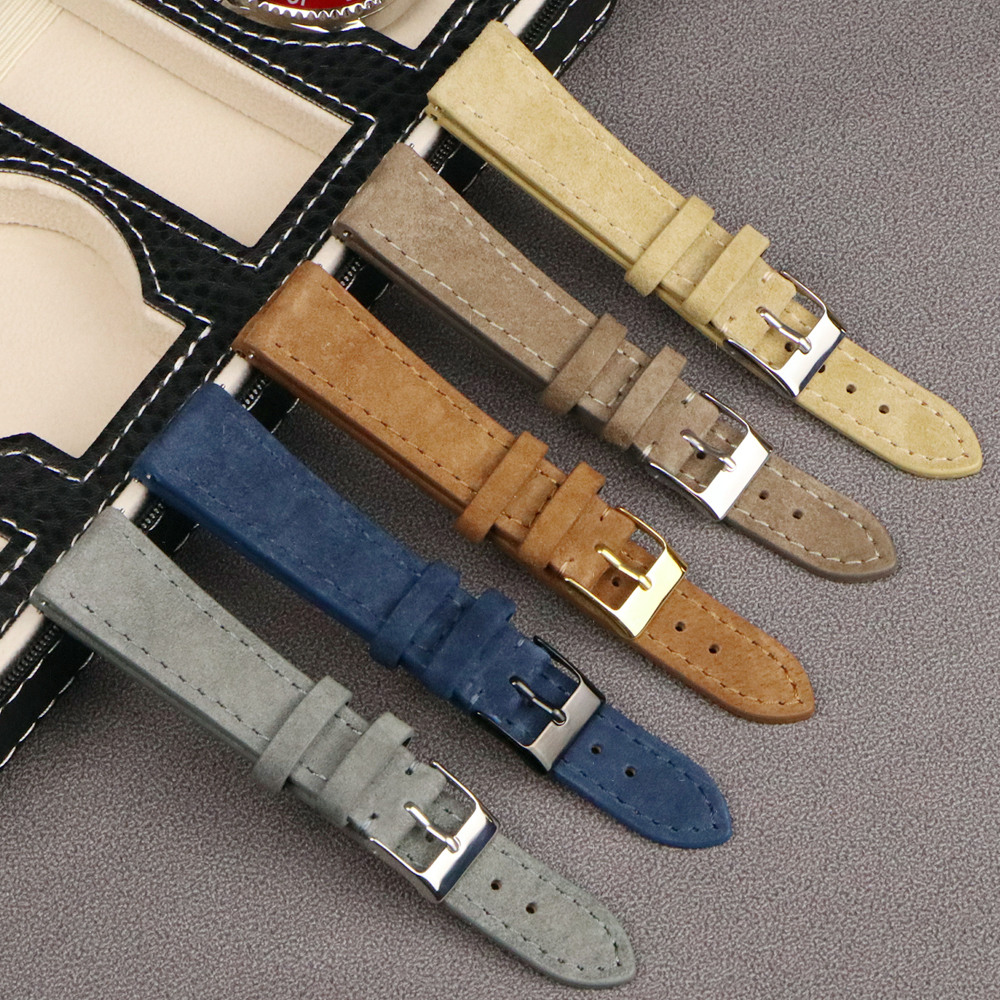 Premium Lederen Suède Horlogeb - Suede Strap Watch recensie en prijs