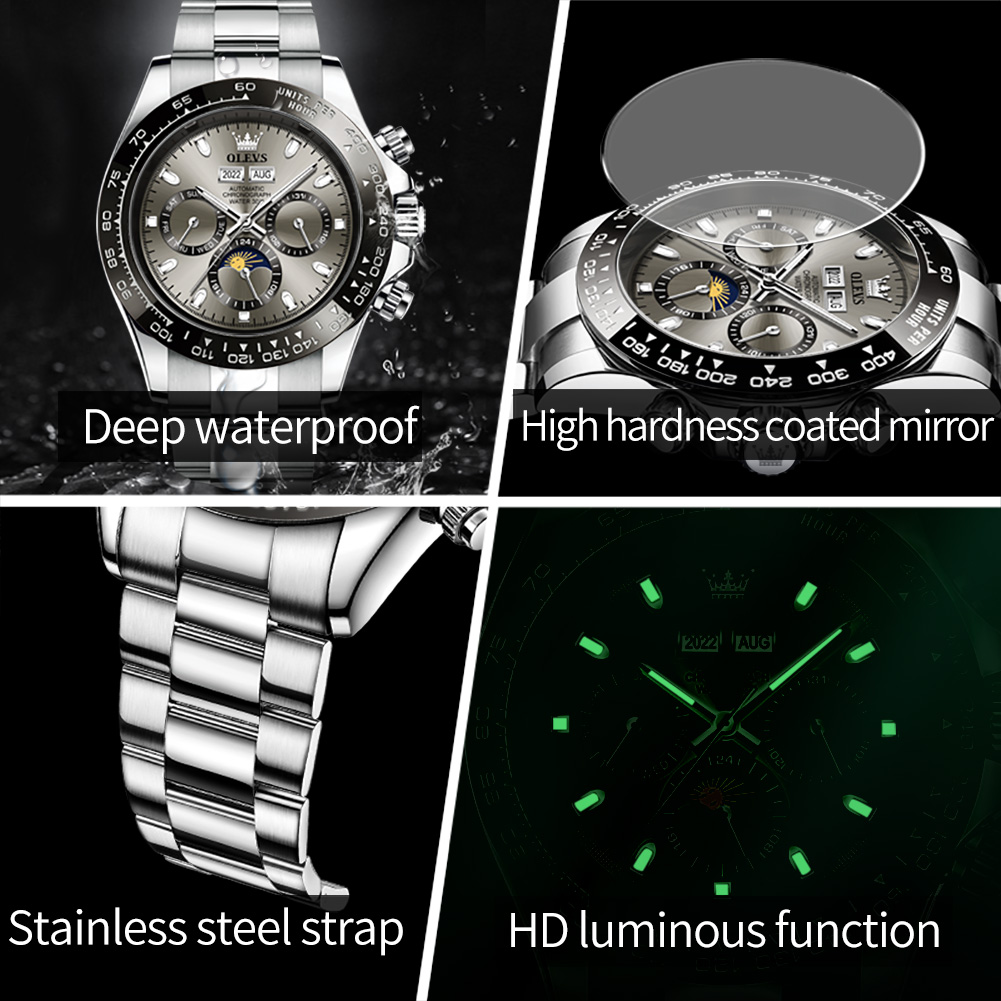 OLEVS 6654 Luxe herenhorloge c - Seiko Watch Presage recensie en prijs