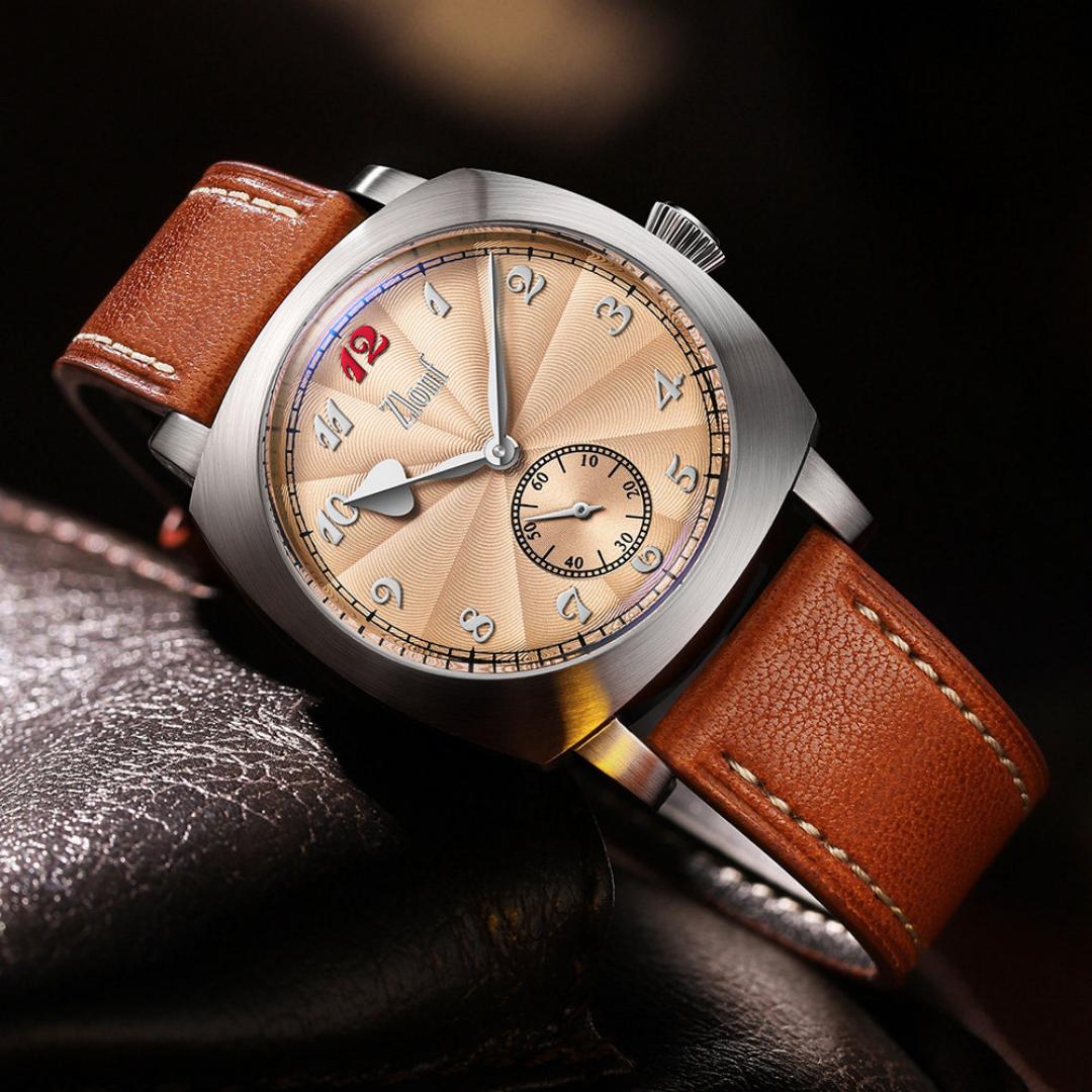 Vintage herenhorloge, zalmkleu - Tropic Strap Vintage recensie en prijs