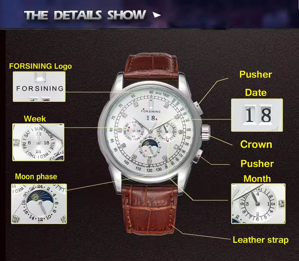 FORSINING Replica multifunctio - Patek Philippe Watch Nautilus recensie en prijs