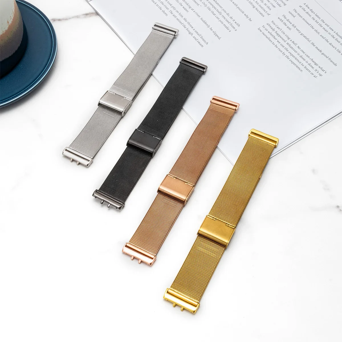 Roestvrij stalen band voor Sam - Mesh Strap Metal recensie en prijs