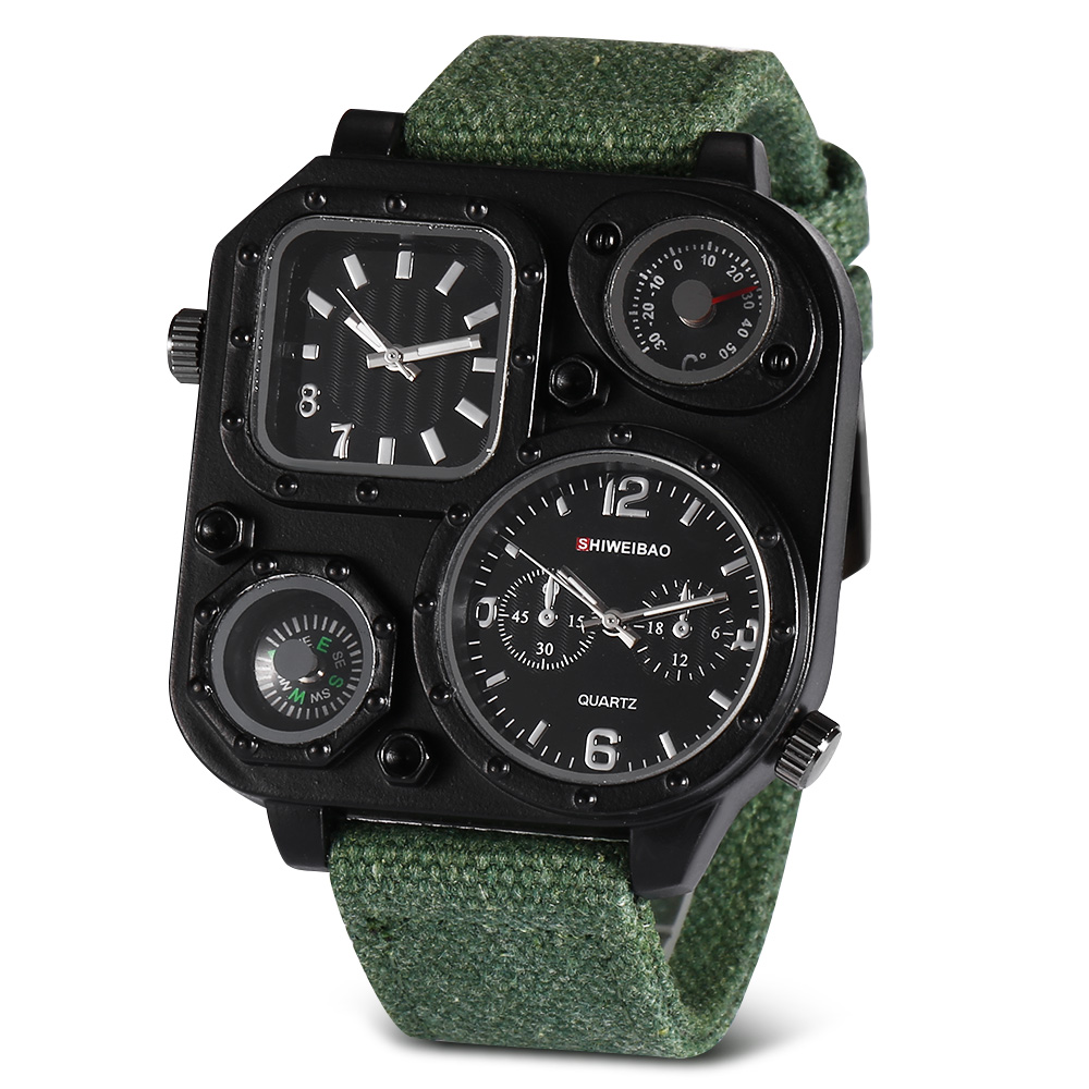 Quartz Heren Horloges Topmerk  - Canvas Strap Watch recensie en prijs