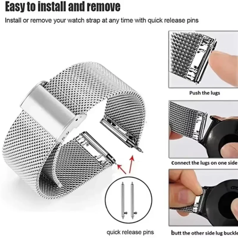 18mm magnetische Milanese armb - Milanese Loop Magnetic recensie en prijs