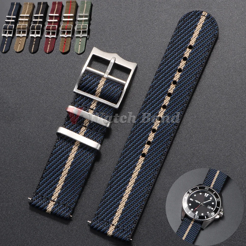 20 22 mm nylon band voor Tudor - Nato Strap Nylon recensie en prijs
