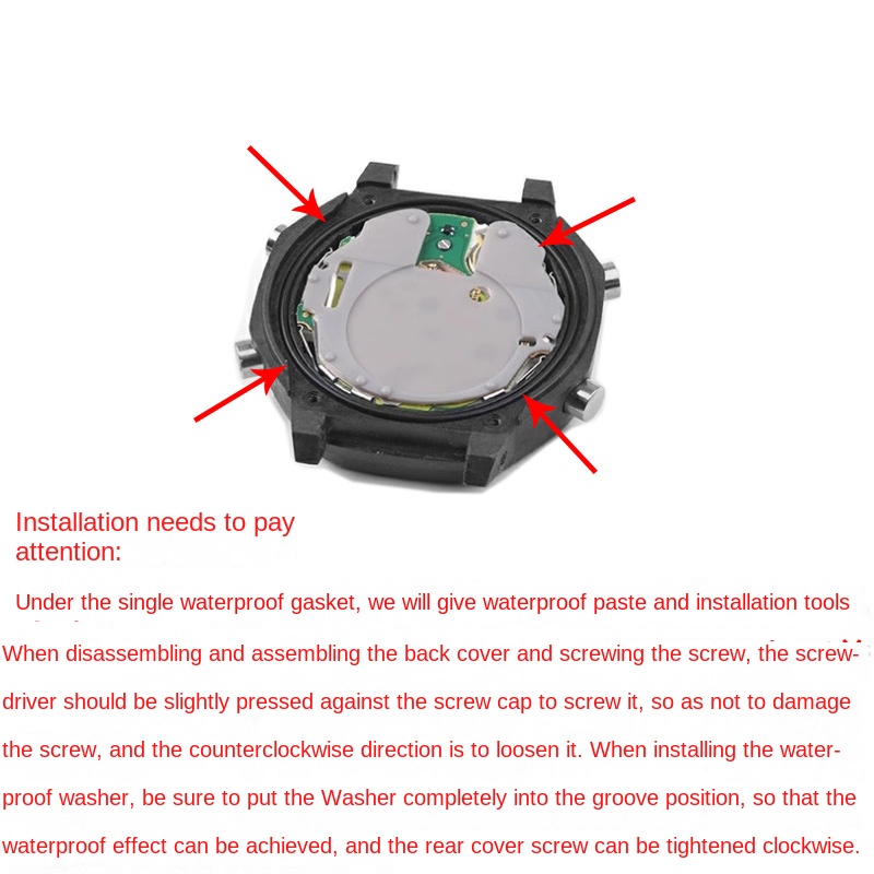 Achterklep waterdichte ring vo - Casio Watch G-Shock Ga-2100 recensie en prijs