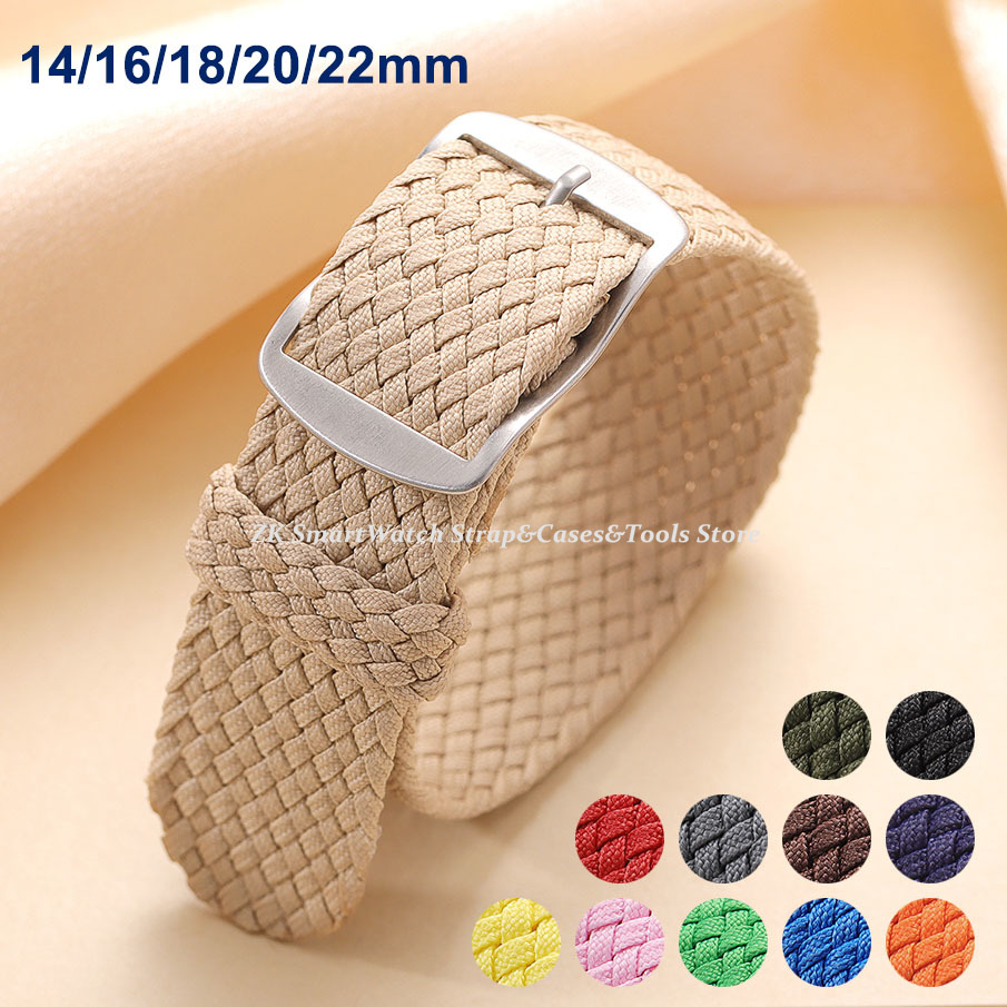 14mm 16mm 18mm 20mm 22mm Perlo - Perlon Strap Woven recensie en prijs
