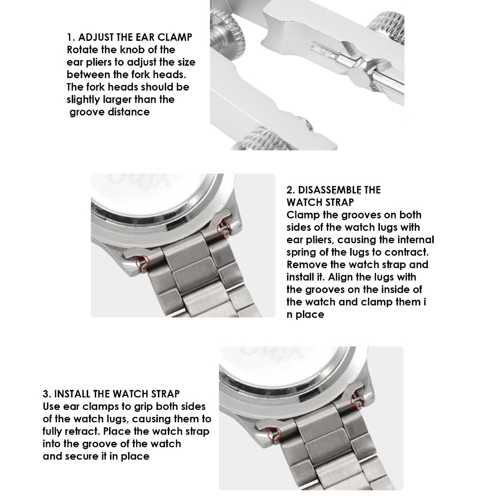 Bekijk Spring Bar Plier Tool K - Spring Bar Tool Set recensie en prijs