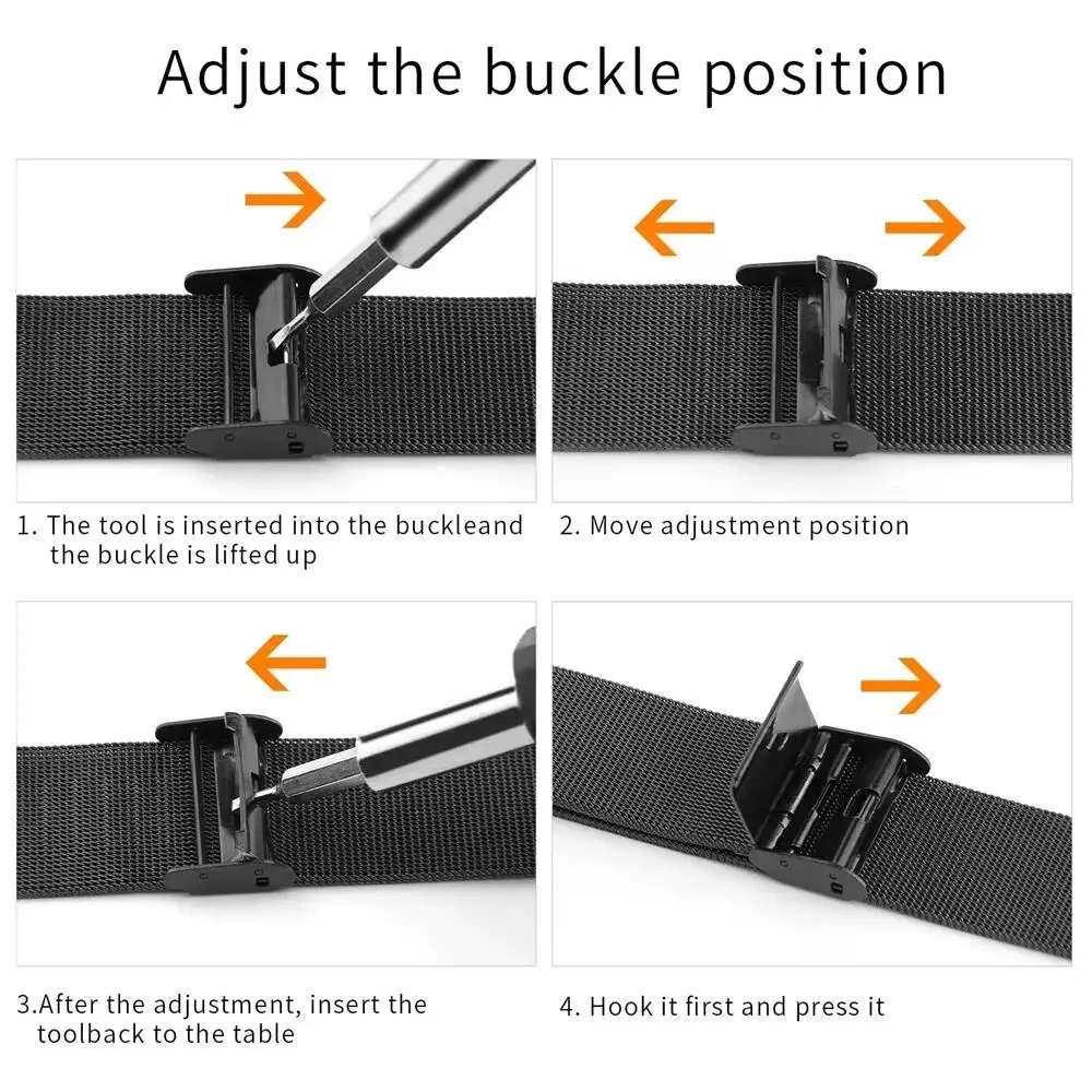 Metalen banden voor Fitbit Ver - Mesh Strap Metal recensie en prijs