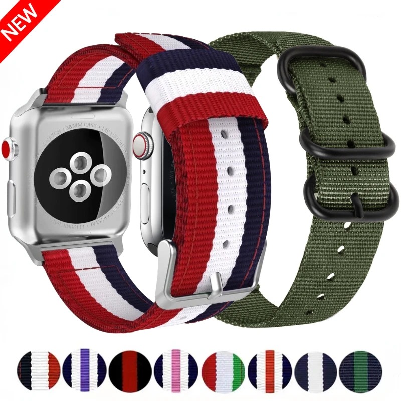 Nylon canvas band voor Apple W - Canvas Strap Watch recensie en prijs
