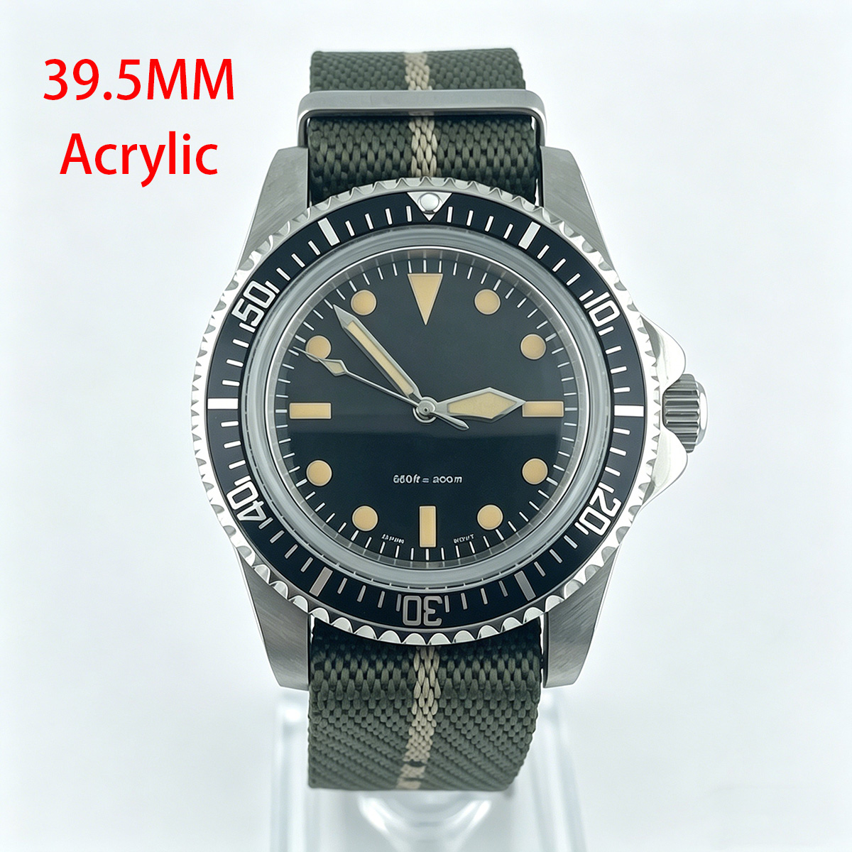 39,5 mm duikershorloge in retr - Tropic Strap Vintage recensie en prijs