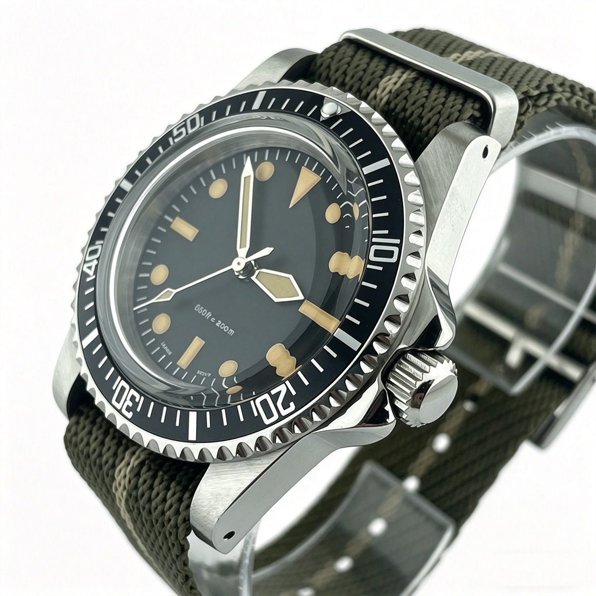 39,5 mm duikershorloge in retr - Tropic Strap Vintage recensie en prijs