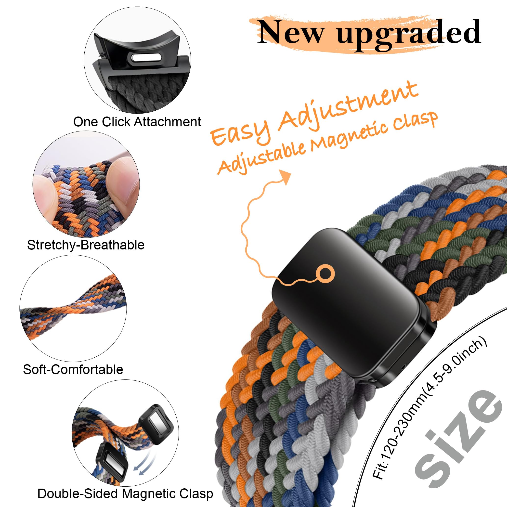 Geen gaten band voor Samsung G - Milanese Loop Magnetic recensie en prijs