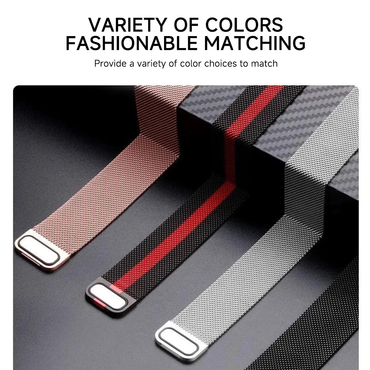 Metalen band voor Fitbit Versa - Milanese Loop Magnetic recensie en prijs